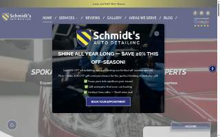 Schmidt's Auto Detailing website