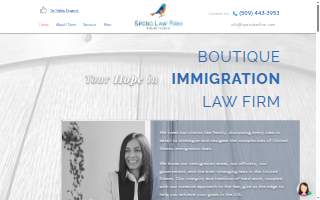 Spero Law Firm, PLLC of Spokane Valley website