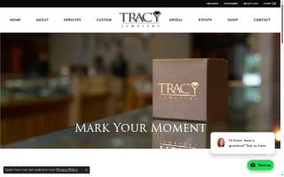 Tracy Jewelers website