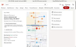 Walgreens Pharmacy website