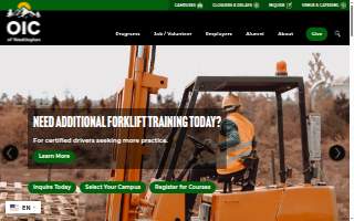 OIC of Washington website