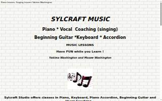 Sylcraft Music Studio website