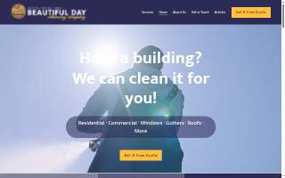 Beautiful Day Cleaning Co. website
