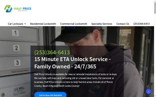 Half Price Unlocks website
