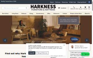 Harkness Furniture of Tacoma website