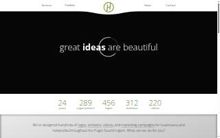 Hemisphere Design & Marketing website