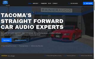 Rainier Audio website