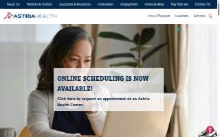 Astria Health - Rapid Care Sunnyside website