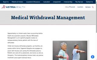 Astria Toppenish Hospital - Behavioral Health Unit Medical Withdrawal Management website
