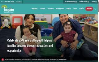 Inspire Development Center website