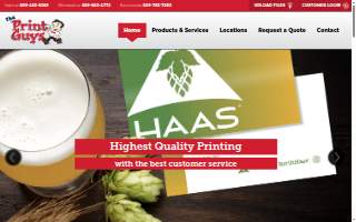 The Print Guys Inc. of Toppenish website
