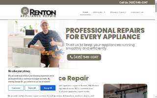 Appliance Repair Renton Specialist website