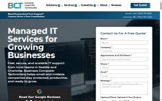 Business Computer Technicians website