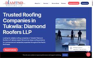 Diamond Roofers LLP website