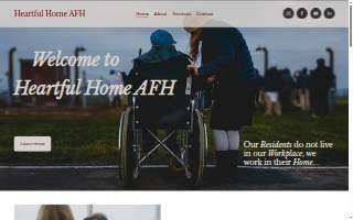 Heartful Home AFH (Adult Family Home) website