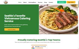 Ngon Ngon Seattle Catering of Tukwila website