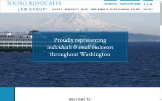 Sound Advocates Law Group PLLC of Tukwila website