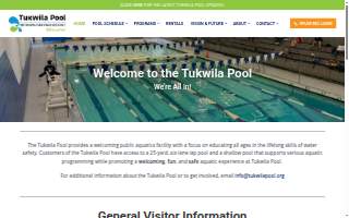 Tukwila Pool website