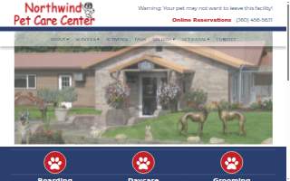 Northwind Pet Care Center of Tumwater website