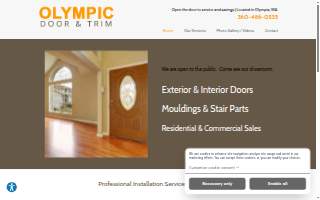Olympic Door & Trim website