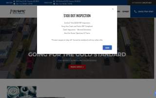 Olympic Truck Service (Crities St.) of Tumwater website