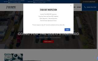 Olympic Truck Service (Mottman Rd.) website
