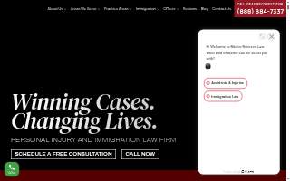 Ritchie-Reiersen Injury & Immigration Attorneys website