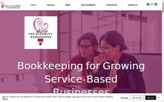 The Blooming Bookkeeper LLC website