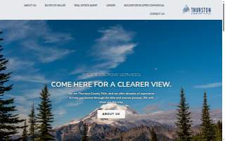 Thurston County Title Co of Tumwater website
