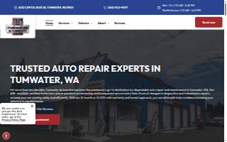 Tumwater Automotive website