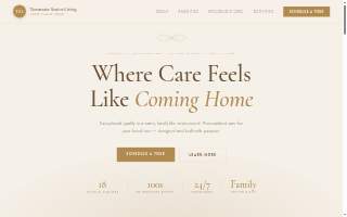 Tumwater Senior Living website