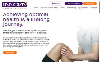 Innova Physical Therapy of Union Hill-Novelty Hill website