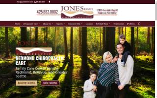 Jones Family Chiropractic Center website