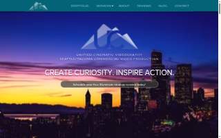 Unified Cinematic Commercial and Event Videography website
