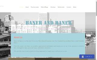 Baner and Baner Law Firm PLLC website