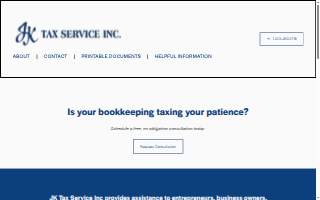 JK Tax Service LLC website
