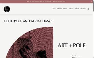 Lilith Pole and Aerial Dance (Tacoma) website