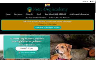 Notre Dog Academy of Tacoma website