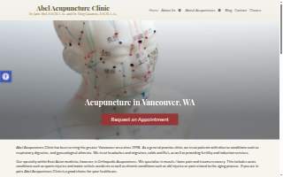 Abel Acupuncture Clinic website