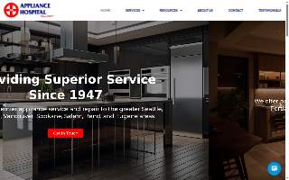 Appliance Hospital of Vancouver website