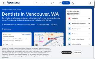 Aspen Dental - Vancouver website