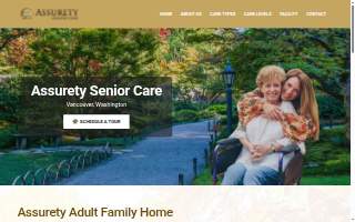 Assurety Senior Care website