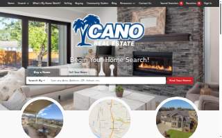 Cano Real Estate website