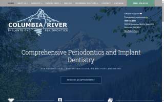 Columbia River Implants and Periodontics website