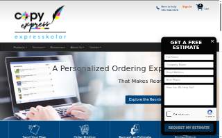 Copy Express website