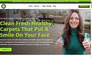 Greener Carpet Cleaning website