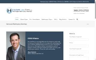 Hackett Law Firm website
