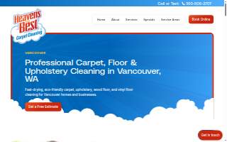 Heaven's Best Carpet Cleaning website