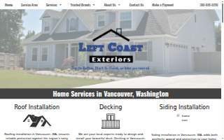 Left Coast Exteriors website