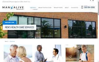 Man Alive Clinic website